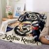 Anime Jujutsu Kaisen Soft Throw Blanket Throw Blanket Soft Cartoon Printed Bedspread Bedspread Sofa Gift Tv Blanket