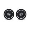 2Pcs Car Coaster Silicone Water Cup Pad Anti-Slip Mat for New Bentley Flying Hurtling Spur Continental GT Bentayga Mulsanne Logo GH4