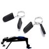 2Pc Black 25Mm Spring Clamp Clips For Weight Dumbbells Gym Fitness Equipment