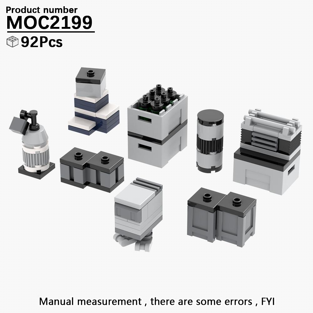 MOOXI Серия «Космические войны» Сценарная модель MOC Кирпич DIY Диорама Взрослые Детские Игрушки Набор строительных блоков Монтессори Подарки Украшение