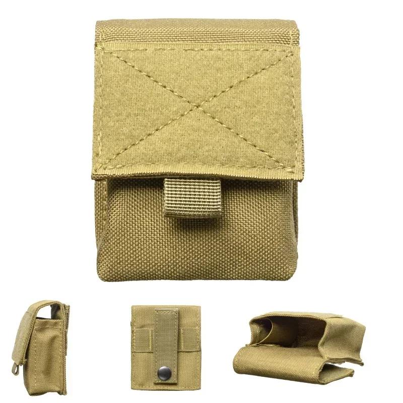 Тактический подсумок Molle EDC для магазинов, сигарет, на пояс, карманный, сумка для боеприпасов для страйкбола, охотничьи аксессуары, гаджет-подсумок