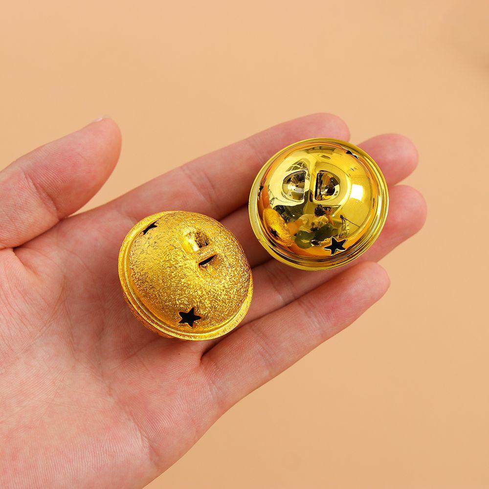 DIY Crafts Christmas Pendant Matte Bells Bright Iron Jingle Christmas Tree Decor Drop Ornaments
