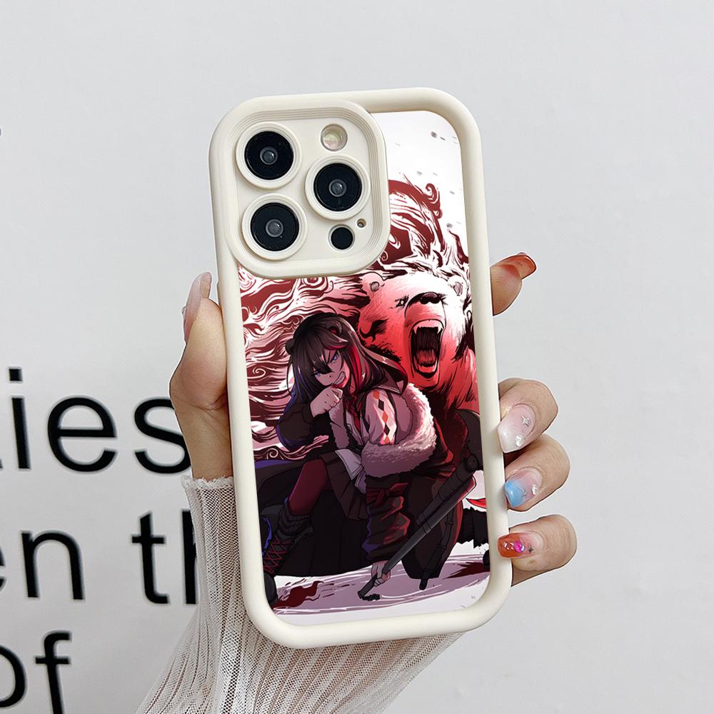 Arknights Зима Утолщенный ТПУ Чехол для Мобильного Телефона для iPhone 17 16 15 14 13 12 11 Air Pro Max Plus Цветной Чехол