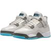 Air Jordan 4 Retro PS Photon Dust Blue Chill Детские кроссовки Серый Плоский-Оловянный Белый HV4682-014