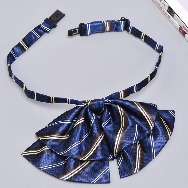 Деловой наряд Двухслойная бабочка для женщин из полиэстера с застежкой на пуговицах