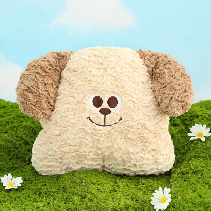 Плюшевая игрушка Большой Глазастый Пес, Украшения для комнаты, Детский Рождественский подарок, ПП Хлопок