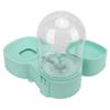 Pet Food Water Feeder Detachable Bowl Automatic Gravity Dog Feeder for Dogs and CatsGreen