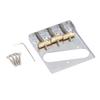 Metal Guitar Bridge Tailpiece Cut-Down Sides Vintage Guitar Bridge  For Electric Guitar
