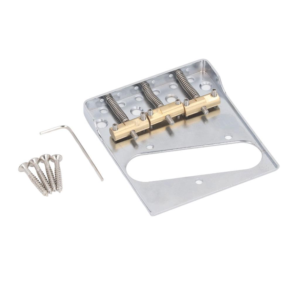 Metal Guitar Bridge Tailpiece Cut-Down Sides Vintage Guitar Bridge For Electric Guitar