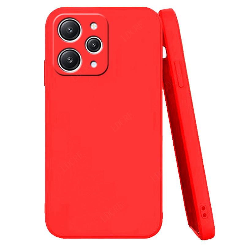 For Redmi 12 Case Cover Xiaomi Redmi 12 9T 9A 10A 12C 9C 10C 9 10 Capas Liquid Silicone Shockproof Soft TPU Case Redmi 12 Fundas