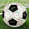 Custom Name Christmas Theme Size 5 Soccer Ball, Suitable for Both Indoor and Outdoor Matches, a Gift Suitable for Everyone.