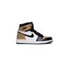 Air 1 Retro High OG NRG 'Золотой Топ 3' (унисекс) Черные / Черно-Металлический Золотой Винтажные Баскетбольные Кроссовки 861428 001