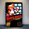 1z, Super Bros Nes Ретро Видеоигра Металлическая Пластина Жестяной Знак 20*30см-Алюминий