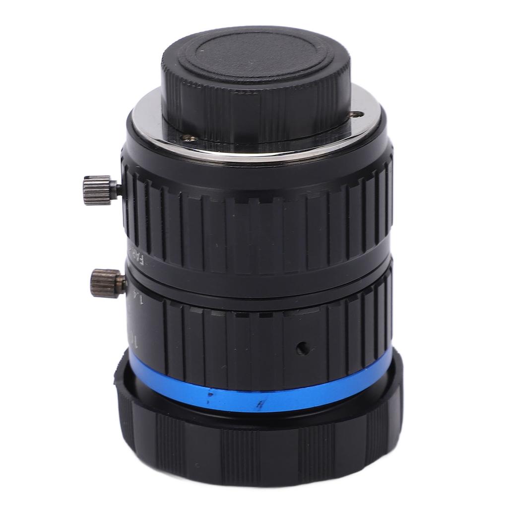 1in C Mount Lens High Definition 10 Megapixel Manual Iris Lens 35mm Focal Length for Industrial Camera