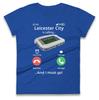 Футболка женская Leicester City Мужские Топы Футболки Унисекс Leicester City Зовет Топ