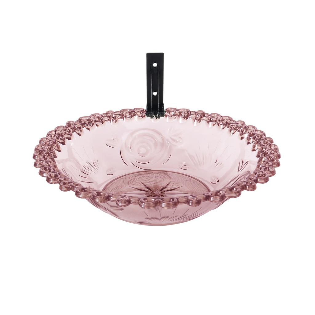 Пластиковая поилка для птиц на открытом воздухе, настенная поилка для птиц, поилка для птиц на дереве, подходит для садового забора, террасы, двора, украшения патио