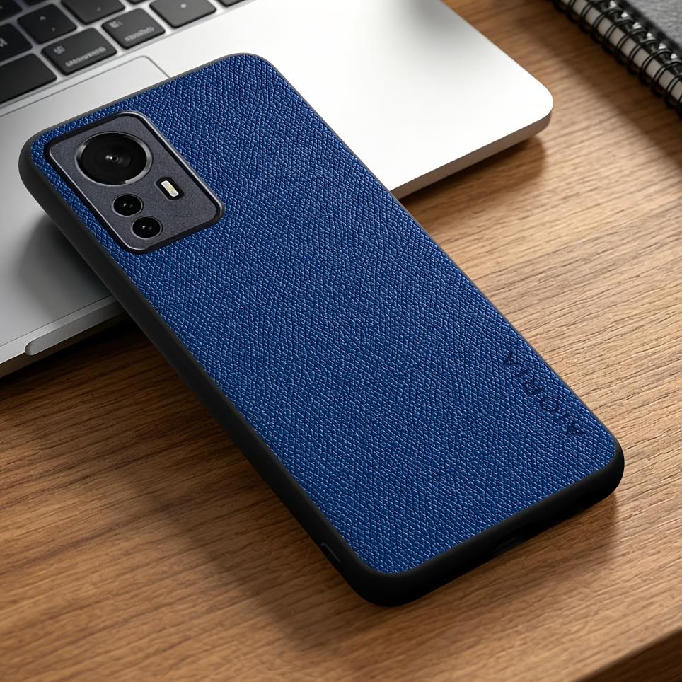 Phone Case: for Xiaomi 12 12T Pro Ultra Lite 12X Case Simple Elegant Durable Synthetic Leather Stylish Phone Case