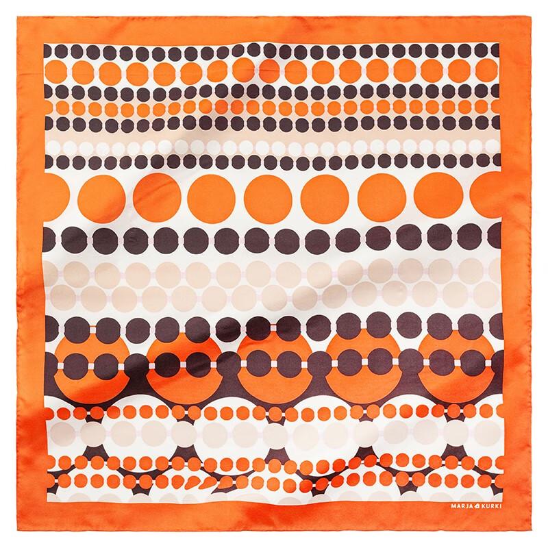 MARJA KURKI Women's Mulberry Silk Polka Dot Small Scarf