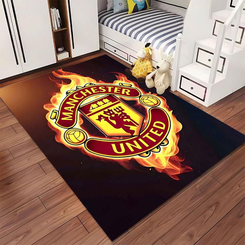 Manchester United Fire Logo suitable as a non-slip mat for the living room or bedroom sofa