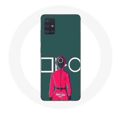 Coque - Samsung - Galaxy A51 - Souple - Protection - Squid Game Soldat Rouge
