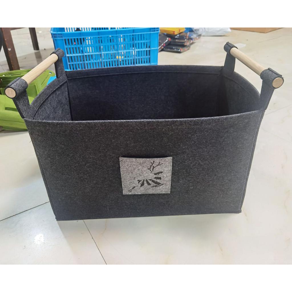 Сумка для дров, тяжелая водонепроницаемая вощеная сумка для хранения дров, сумка для домашнего хранения