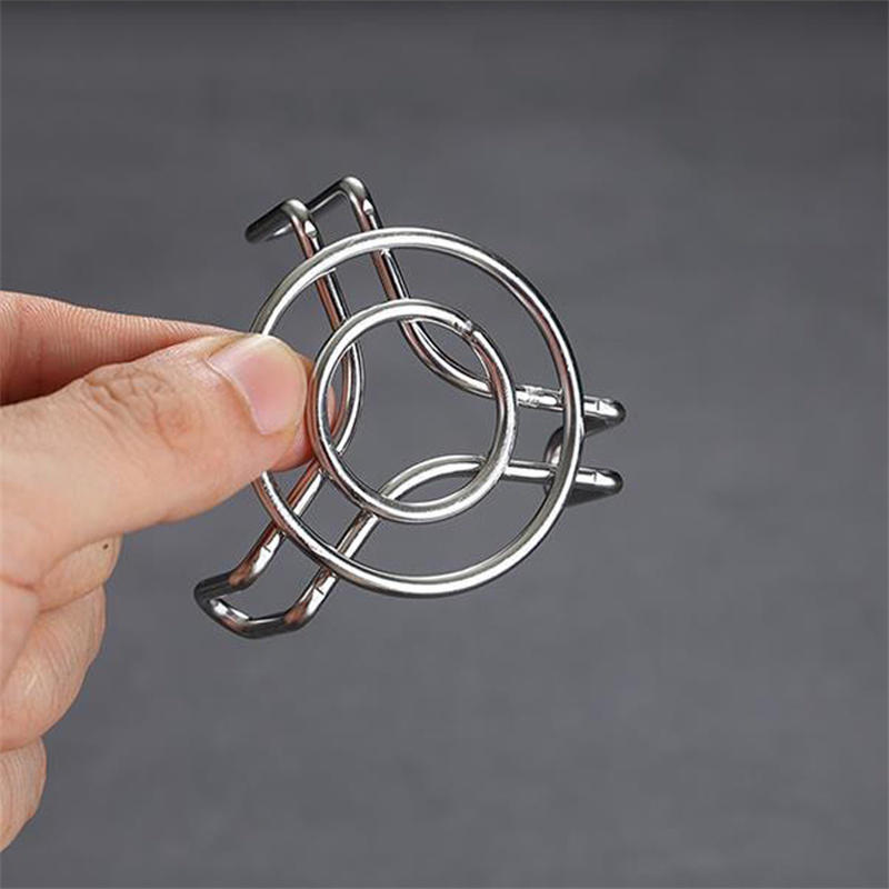 Kitchen Mini Round Steamer Cooling Rack Trivet Multi-Functional Pot Pan Cooking Stand for Outdoor Camping Picnic