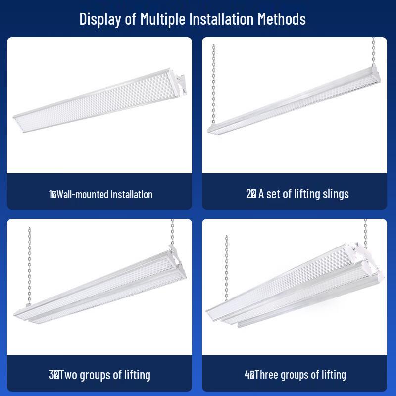 NuFeng Anti-Glare LED Industrial Strip Light
