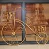 Elegant European Wrought Iron Multi-Layer Balcony & Garden Bicycle Plant Stand