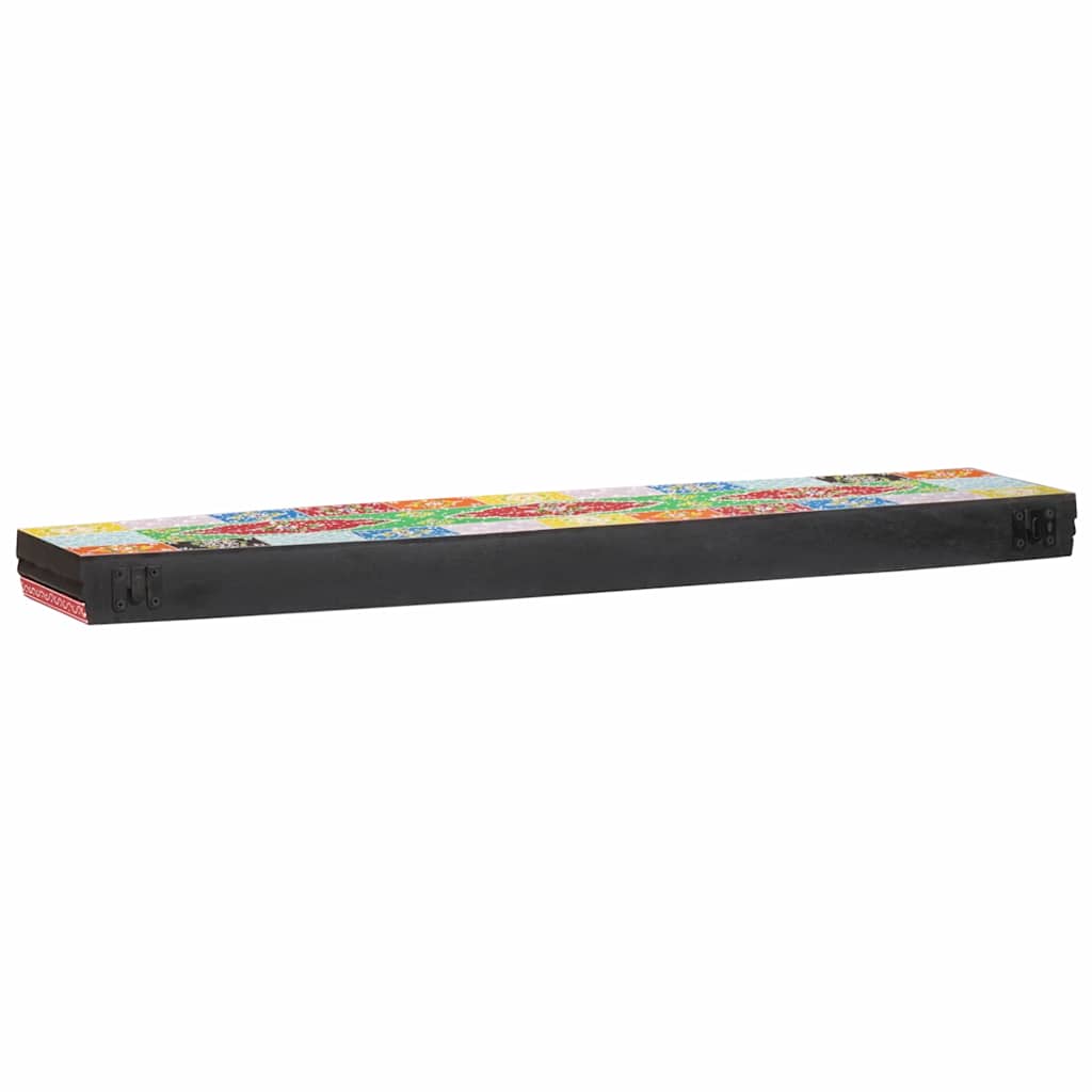 Wall Shelf Multicolour 100 x 20 x 6 cm Solid Mango Wood