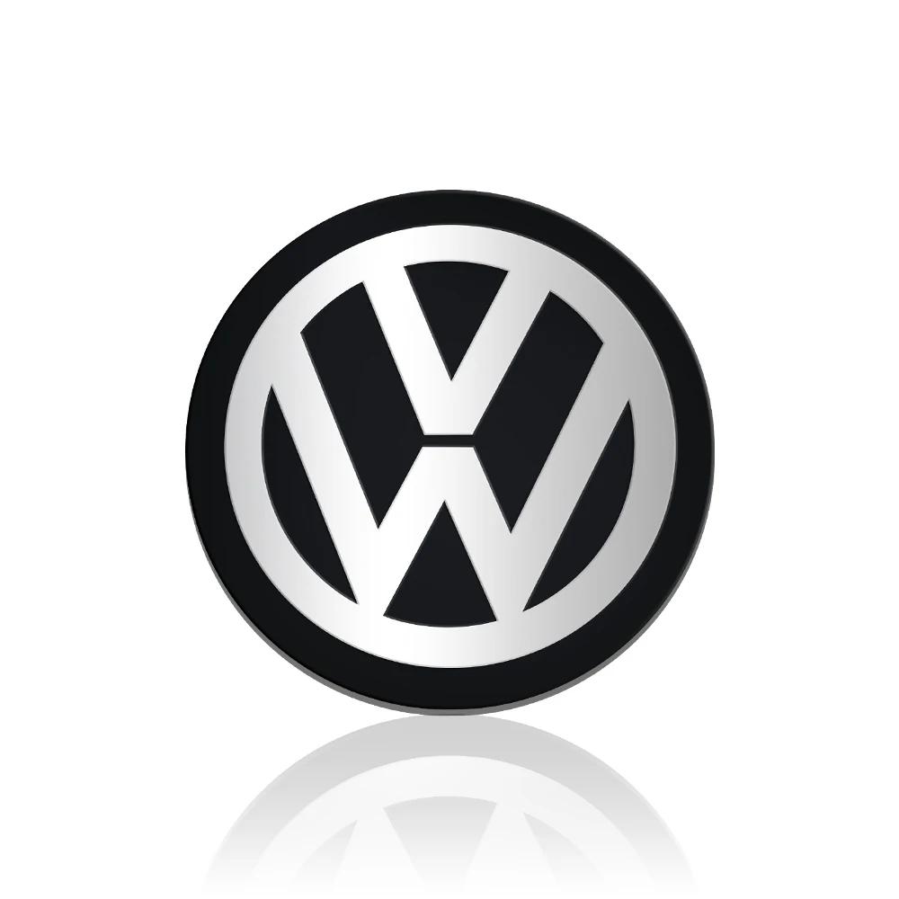 Для VW 45 мм/50 мм Автомобильный Алюминиевый Значок Рулевого Колеса Логотип Накладка Наклейка Для Volkswagen VW R Line GTI Golf 5 7 Tiguan Caddy Passat