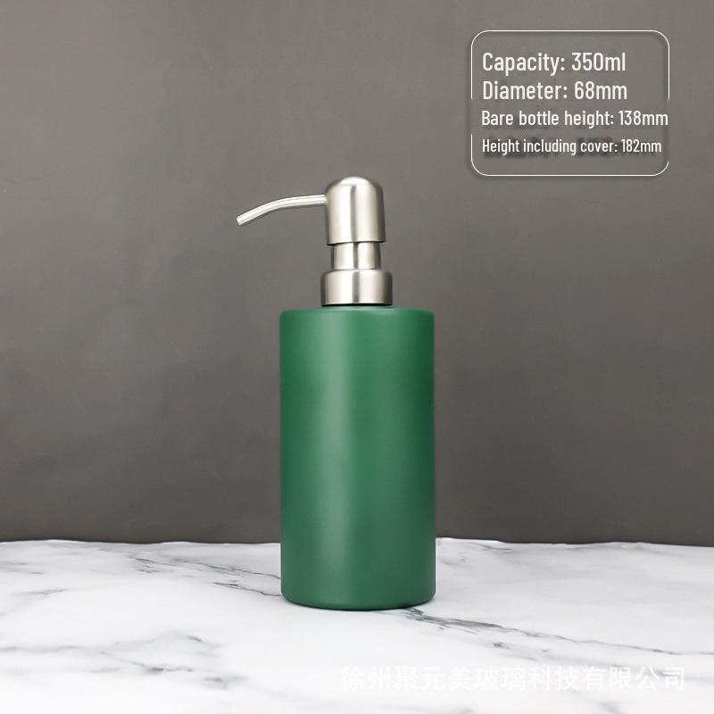 Стеклянный флакон для лосьона и мыла в скандинавском стиле для дома, дезинфицирующее средство для рук и гель для душа в отеле