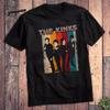 Винтажная Черная Хлопковая Футболка Для Мужчин и Женщин The Kinks Rock Band Все Размеры UR138