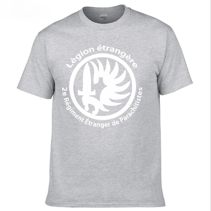 Streetwear New French Foreign Legion Special Forces War Army T-shirt Men Cotton Short Sleeve T Shirt Tees Tops Homme Camisetas