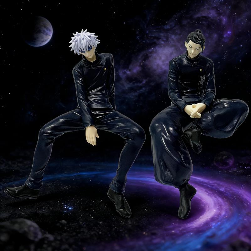 13,5 см Аниме Фигурка Jujutsu Kaisen Сатору Годжо Фигурка Действия Гэто Сугуру Фигурка ПВХ Модель для Коллекции Взрослых Игрушки Подарок на Фестиваль