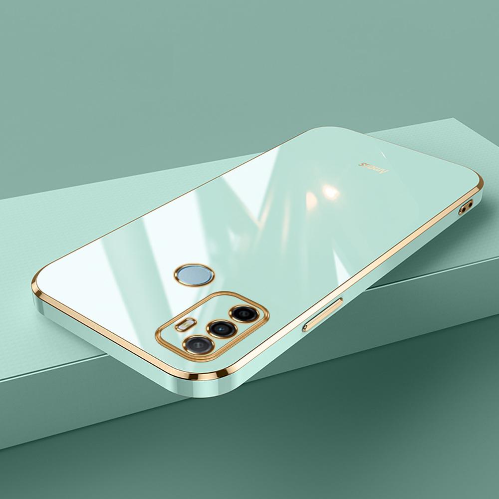 Для OPPO A53 2020 чехол Роскошный квадратный чехол OPPO A32 A11S A53S A33 2020 чехол для телефона противоударный силиконовый чехол-накладка Fundas
