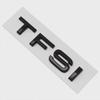 3D ABS Black TFSI Logo TDI TT Car Trunk Emblem Badge For A3 A4 A5 A6 A7 A8 Q2 Q3 Q5 Q7 Q8 TFSI TDI Sticker Accessories