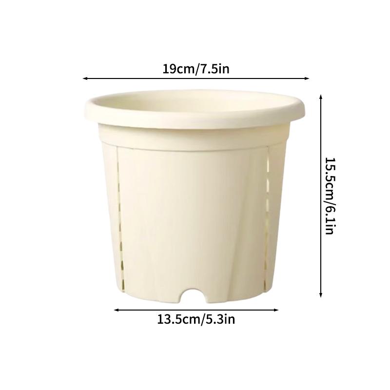 Горшок для цветов для хранения воды Прозрачный горшок для бонсай Горшок для растений Фаленопсис Дышащий Гидропонный горшок Самопоглощающий Ленивый горшок