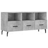 VidaXL TV Stand Concrete Grey 102x36x50 Cm Engineered Wood 829056