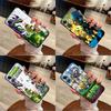 Чехол для телефона Plants Vs Zombies для iPhone 17 air 16 15 14 13 12 11 Pro, черный, мягкий