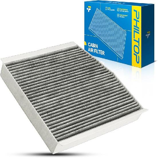 PHILTOP Cabin Air Filter,Replacement For CF10734, 2003-2006 Sorento, 2008-2009 Sorento, 2007-2009 Sorento Cabin Filter With Activated Carbon Filter