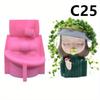 Yoqimli Dengiz O'tlari Qizaloq Malika DIY 3D Ijodiy Qalamdon Guldon Silikon Qolip Xushbo'y Sham Oziq-ovqatga Yaroqli Tort Bezash Asboblari