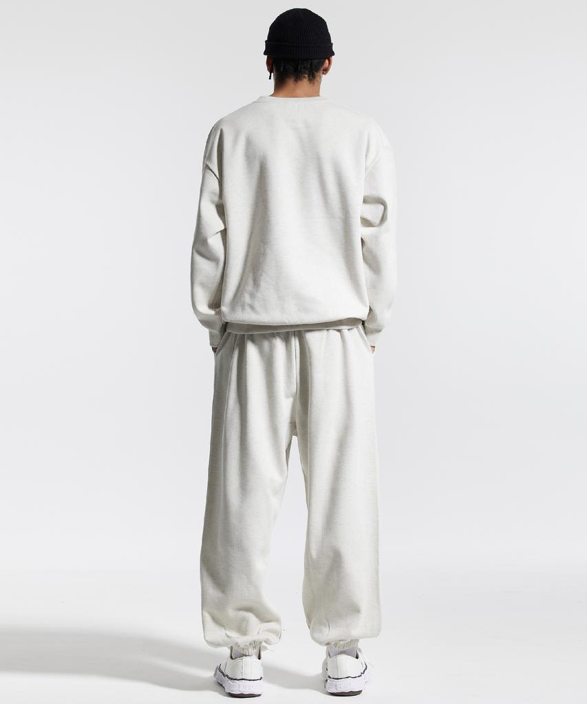 CREAM SODA LAB Blank All Season Sweatshirt Oatmeal