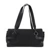 USED Salvatore Ferragamo EX-21 4913 Gancini canvas/leather black SilverMetal