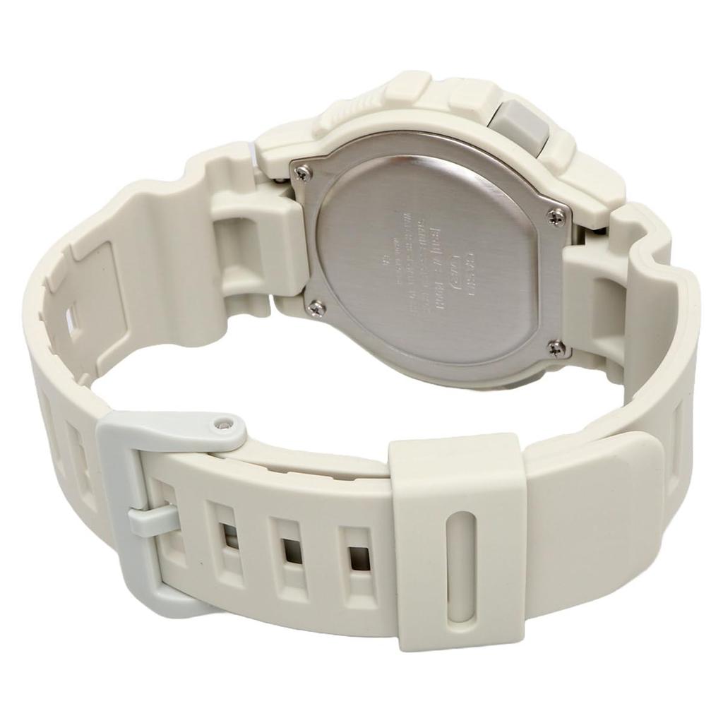 Casio Sports Gear Digital Men's Watch WS-1400H-8AV 60-Lap Memory Overseas Model Matte Ivory