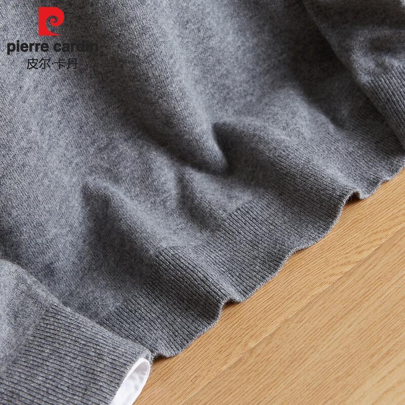 Pierre Cardin Мужской джемпер с круглым вырезом, жаккардовый, 100% шерсть