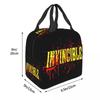Invincible Hero Anime Cartoon Logo Product Insulated Lunch Bags For School Food Storage Bag Portable Thermal Cooler Lunch Boxes