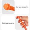 6Pcs 26.6CM Screw-in Tent Stake Heavy Duty Multi-functional Outdoor Garden Yard Camping