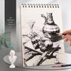 Плотный sketchbook в твердом переплете формата А4 - Идеально подходит для цветных карандашей, маркеров и акварельных ручек