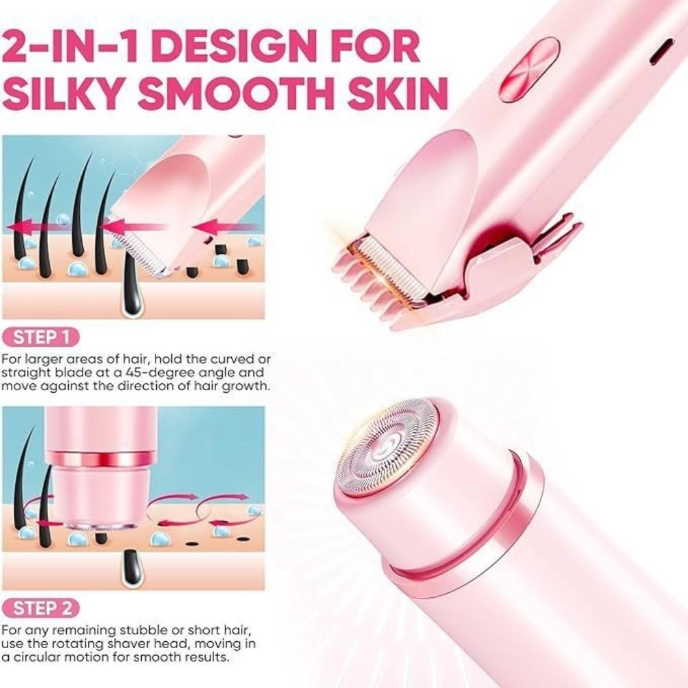 Dual-Head Bikini Trimmer Wet Dry Use Pubic Hair Shaver New Electric Trimmer Summer Use