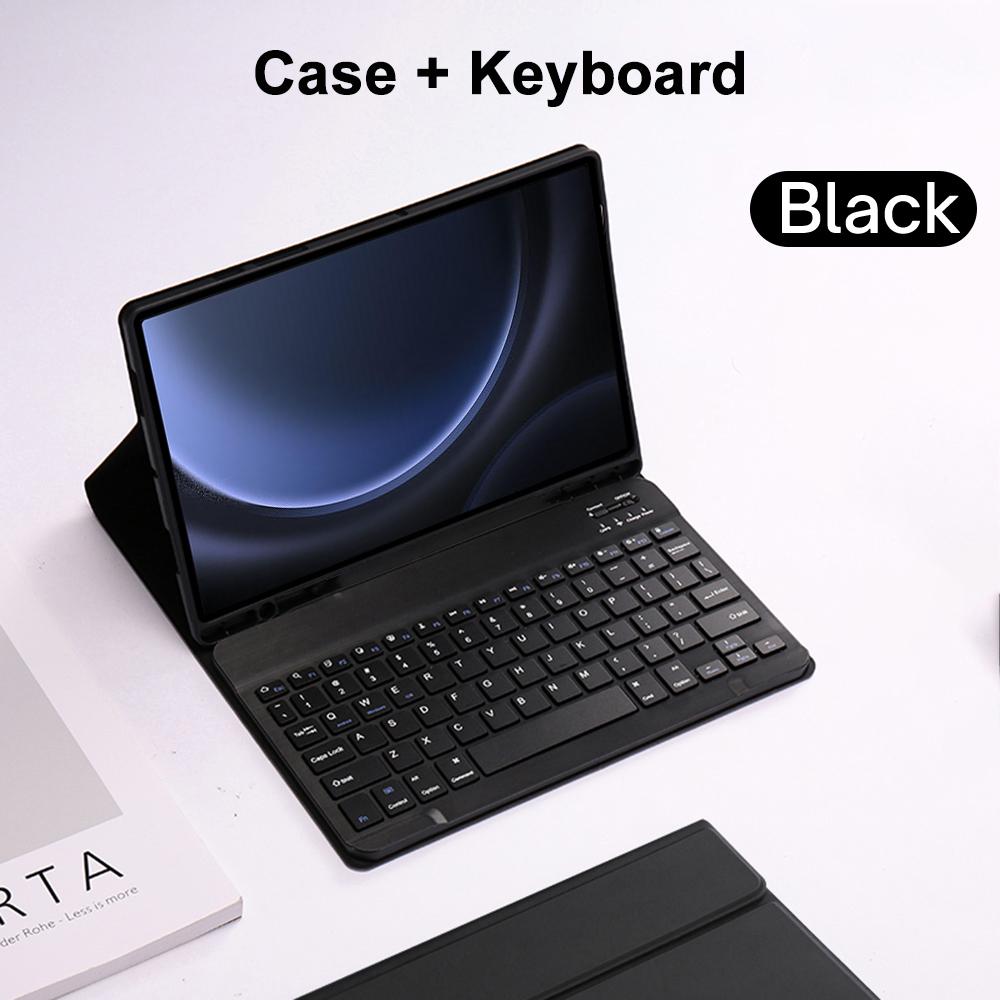 Для Samsung Galaxy Tab S6 Lite A7 10,4 A8 10,5 A9 + S7 S8 S9 11 S7 S8 S9FE Plus 12,4 A7 Lite A9 8,7 S8 S9 Ultra14,6 с клавиатурой